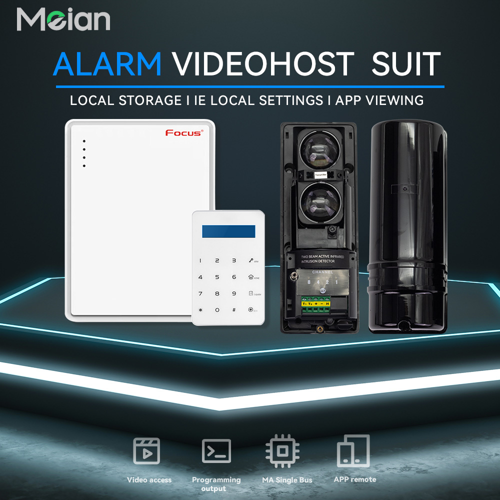 Home Security Beams - Meian Dual-beam Infrared Sensor Alarm System