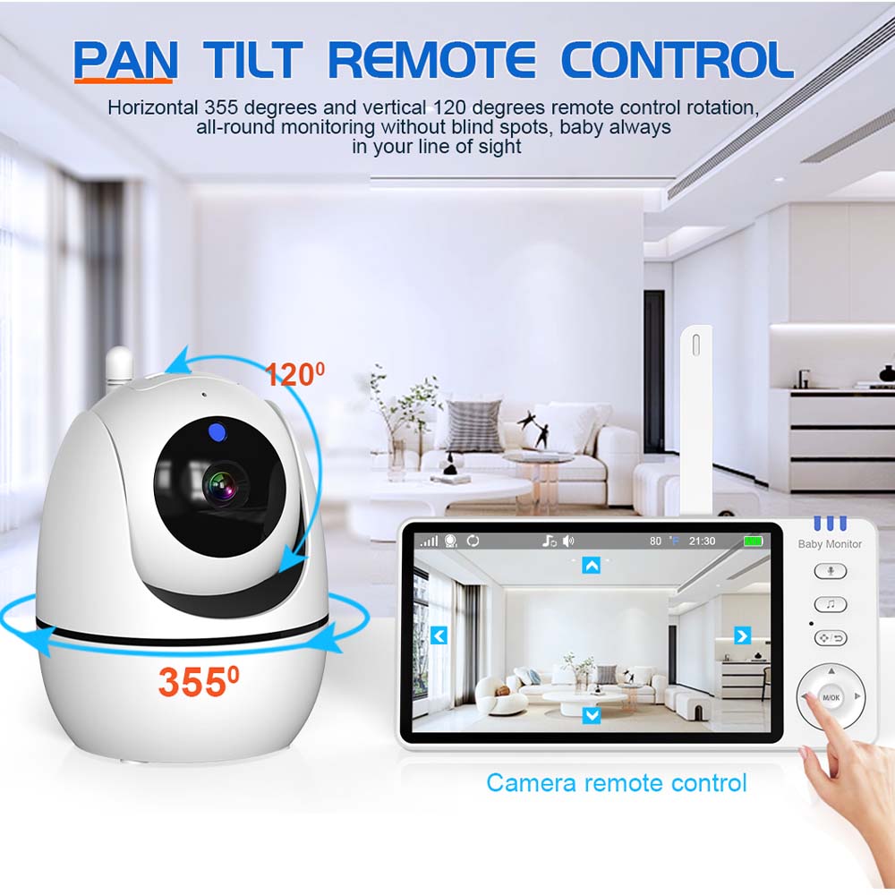 5 Inch Video Baby Monitor Indo - Home Security Deals 评论和价格