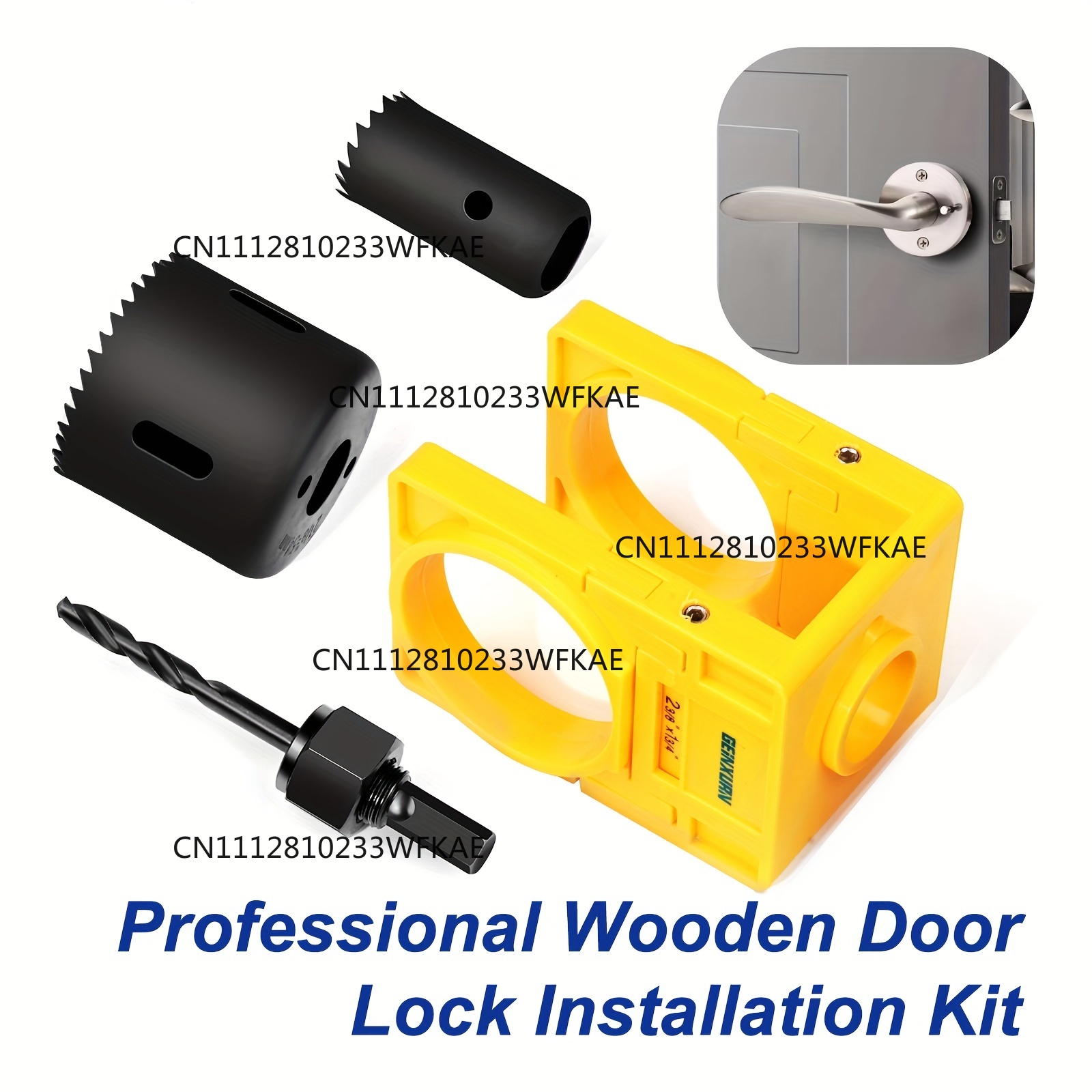 Professional Wood Door Lock Ki - Home Security For Doors 评论和价格