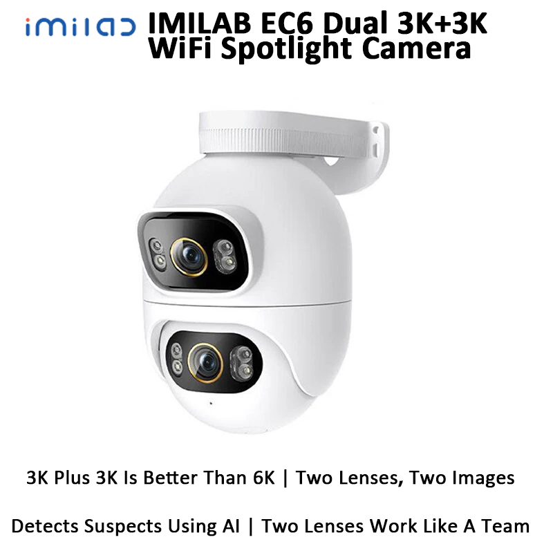 IMILAB EC6 Dual 3K+3K WiFi Hom - Home Security Flood Lights 评论和价格