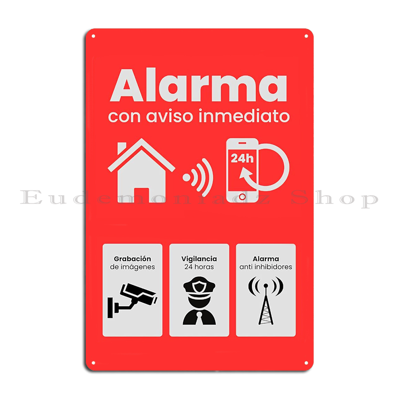 Retro 24h Alarm System Metal S - Home Security System 评论和价格