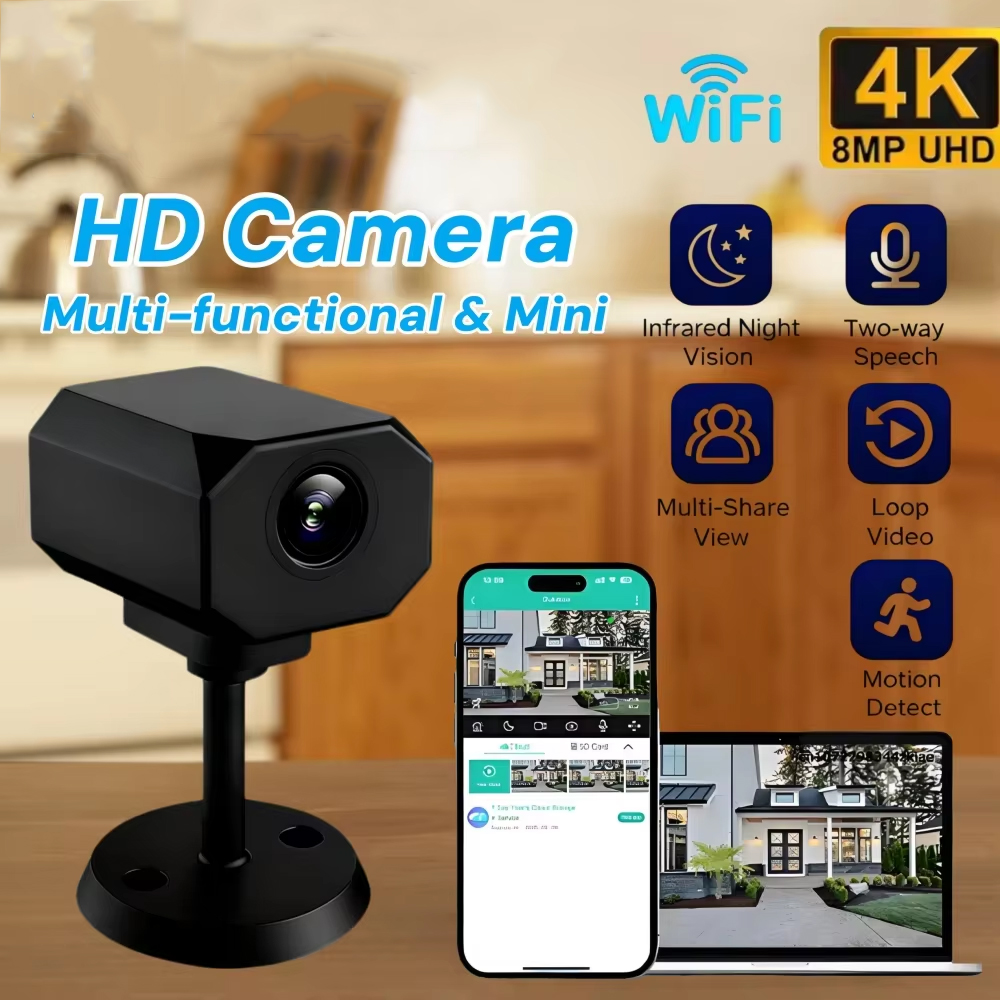 4K HD WiFi Security Camera for - Home Security News 评论和价格