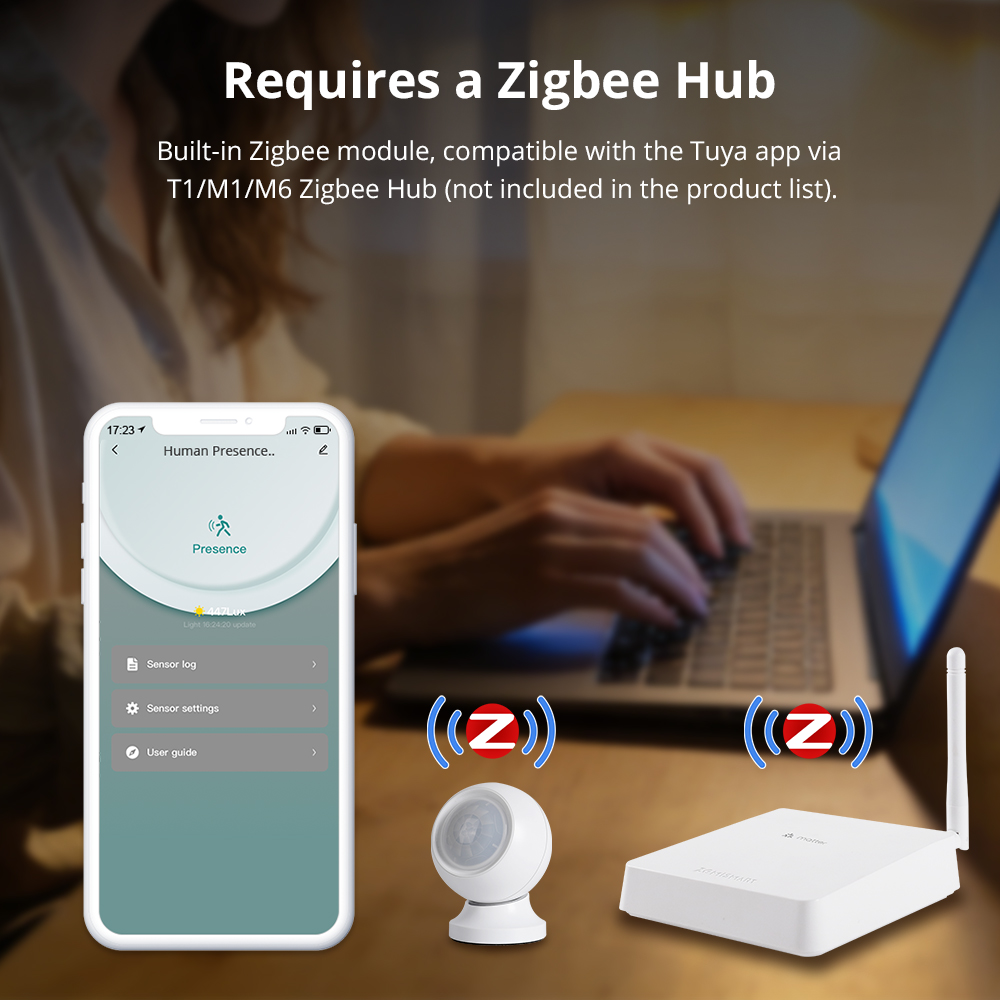 Zemismart Zigbee Smart Human P - Home Security Radar System 评论和价格