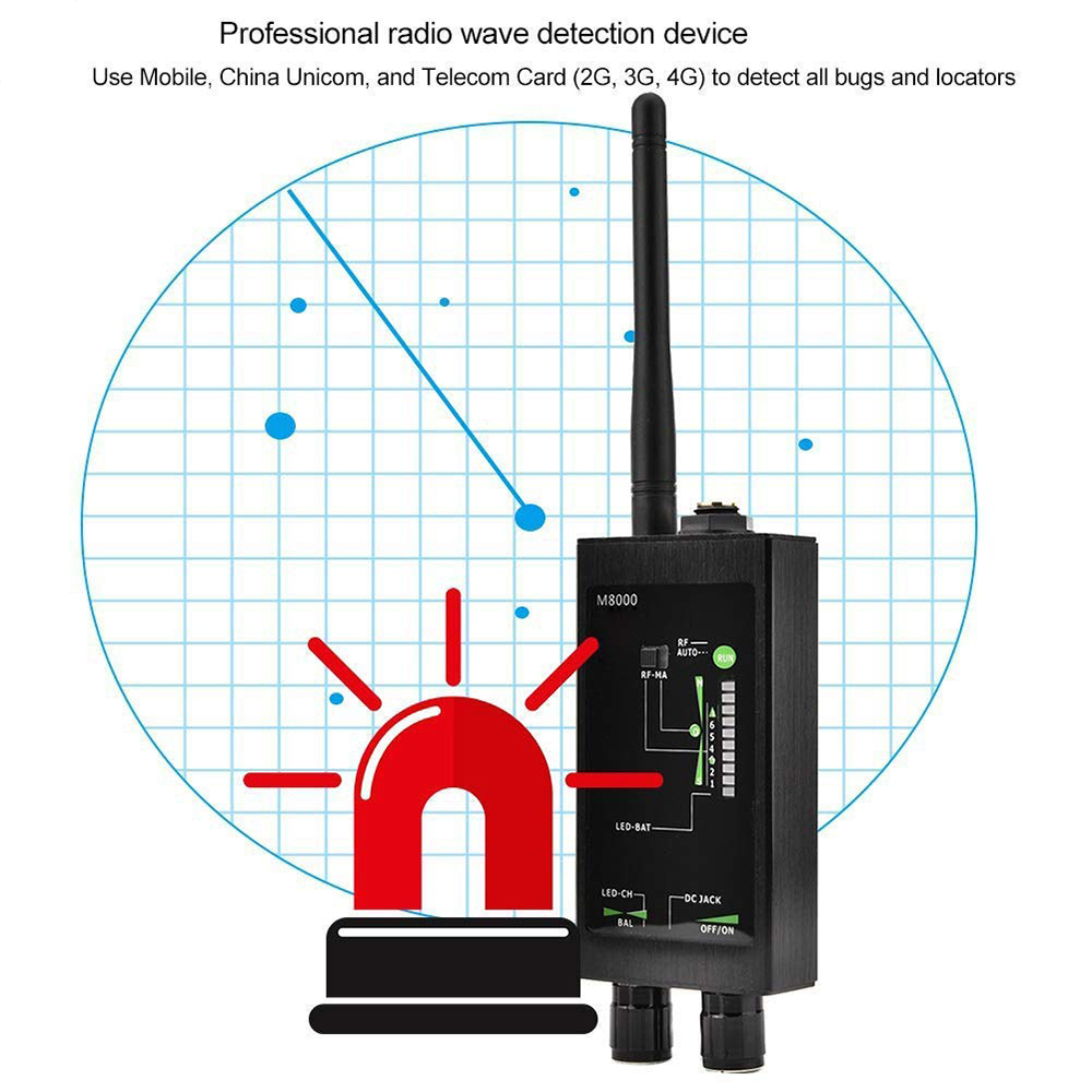 M8000 Radio Anti-Spy Detector  - Home Security System 评论和价格