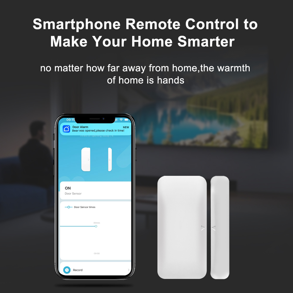 Tuya Zigbee Wireless Door Wind - Home Security Gate 评论和价格