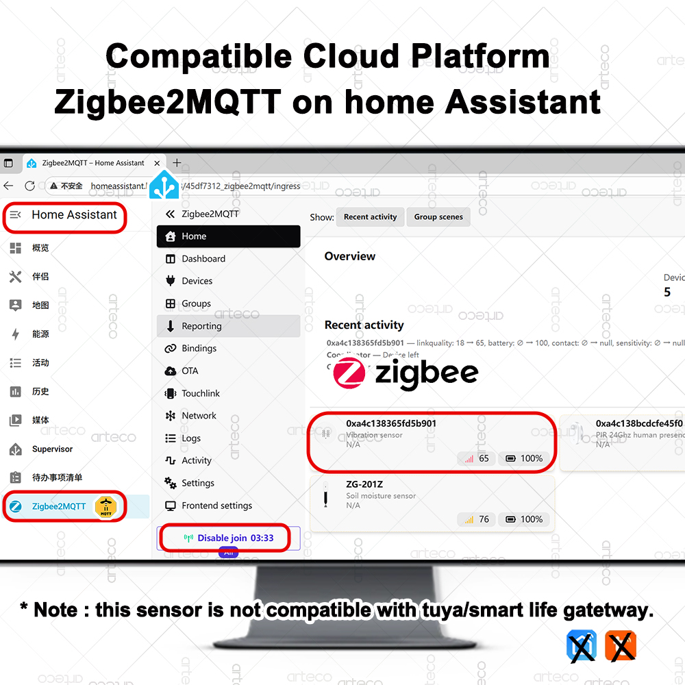 Smart ZigBee 3.0 Vibration Sen - Home Security And Monitoring 评论和价格