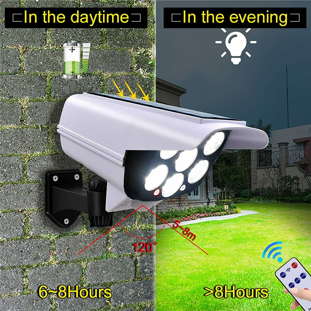 Outdoor Solar Light Motion Sen - Home Security Flood Lights 评论和价格