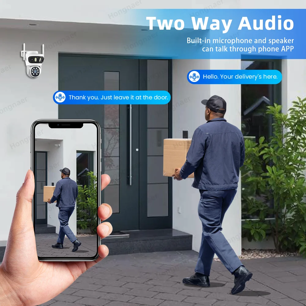 2026 Hongnaer 6MP 4CH 3 Lens 2 - Home Security Camera 评论和价格