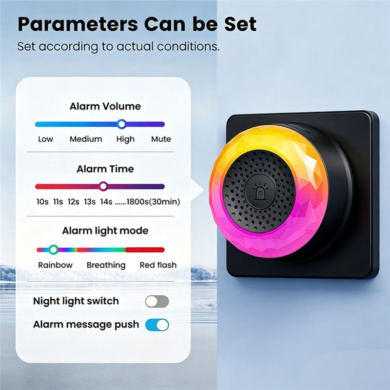 3CGRO-Tuya Wifi Smart Siren Fo - Home Security Uk 评论和价格