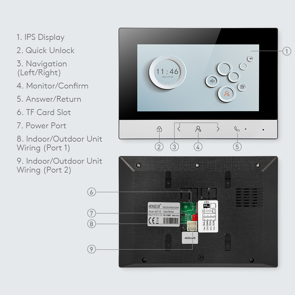 Tuya Smart WIFI Indoor Monitor - Home Security Gate 评论和价格