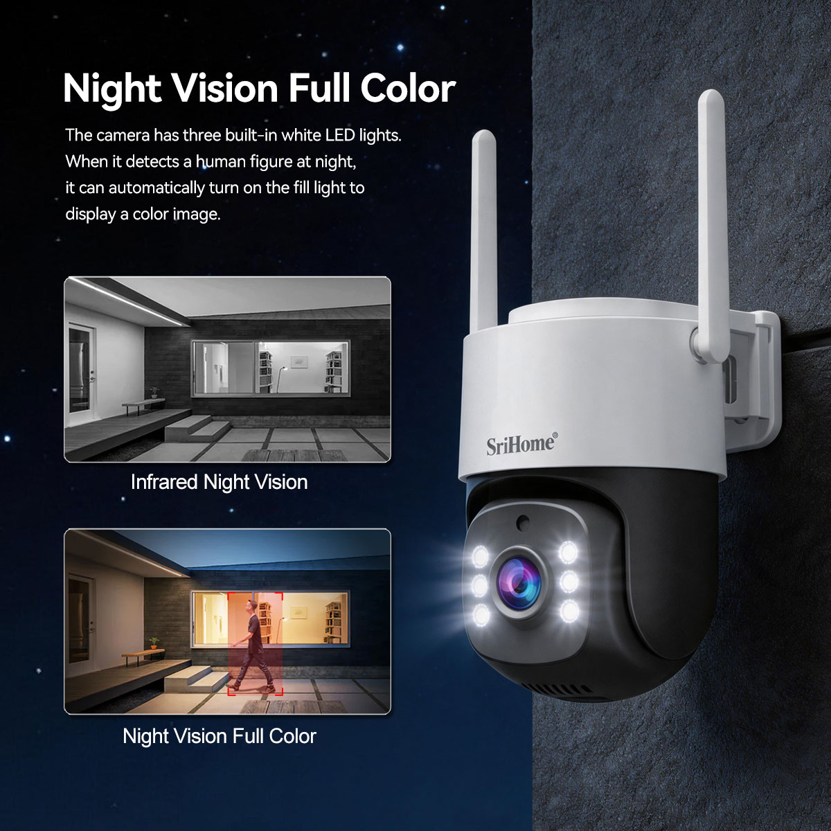 Srihome NVS012-IPC056 5MP IP C - Home Security Land 评论和价格