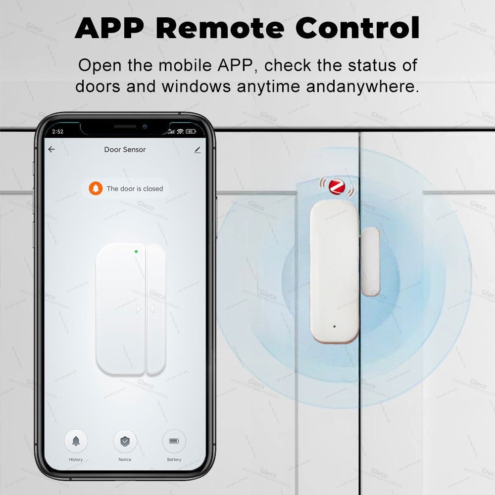 Zigbee Window Door Sensor Dete - Home Security Gate 评论和价格
