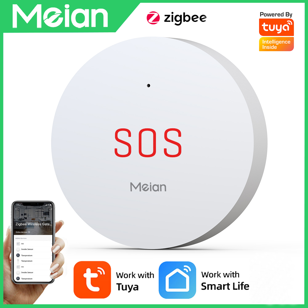 Meian Zigbee Tuya SOS Emergenc - Home Security Deals 评论和价格