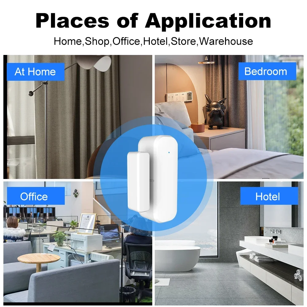 ZigBee Door Window Sensor Gate - Home Security Gate 评论和价格