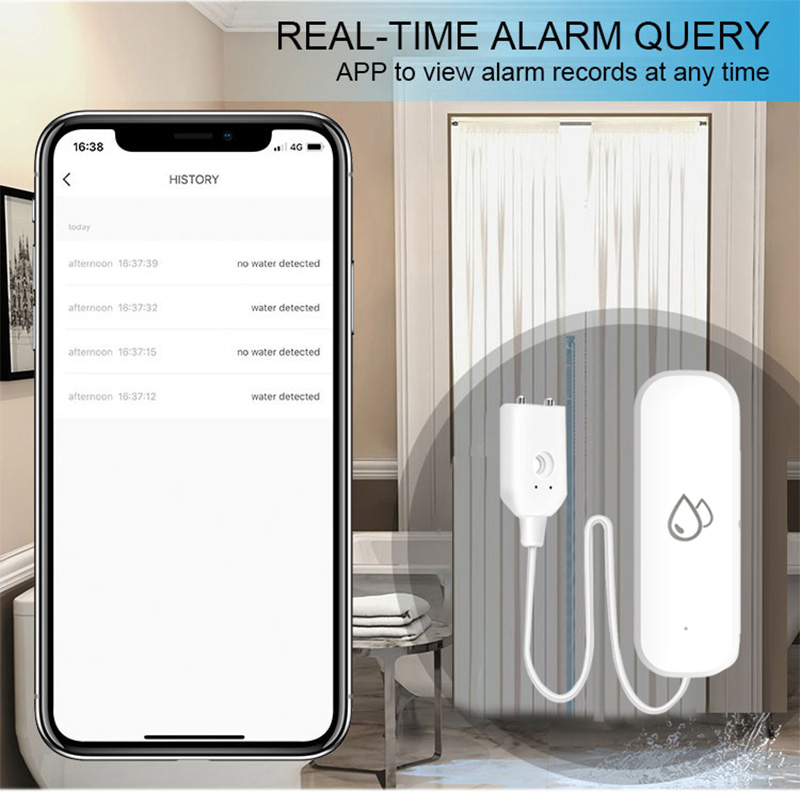Tuya WiFi Water Leakage Alarm  - Home Security And Monitoring 评论和价格