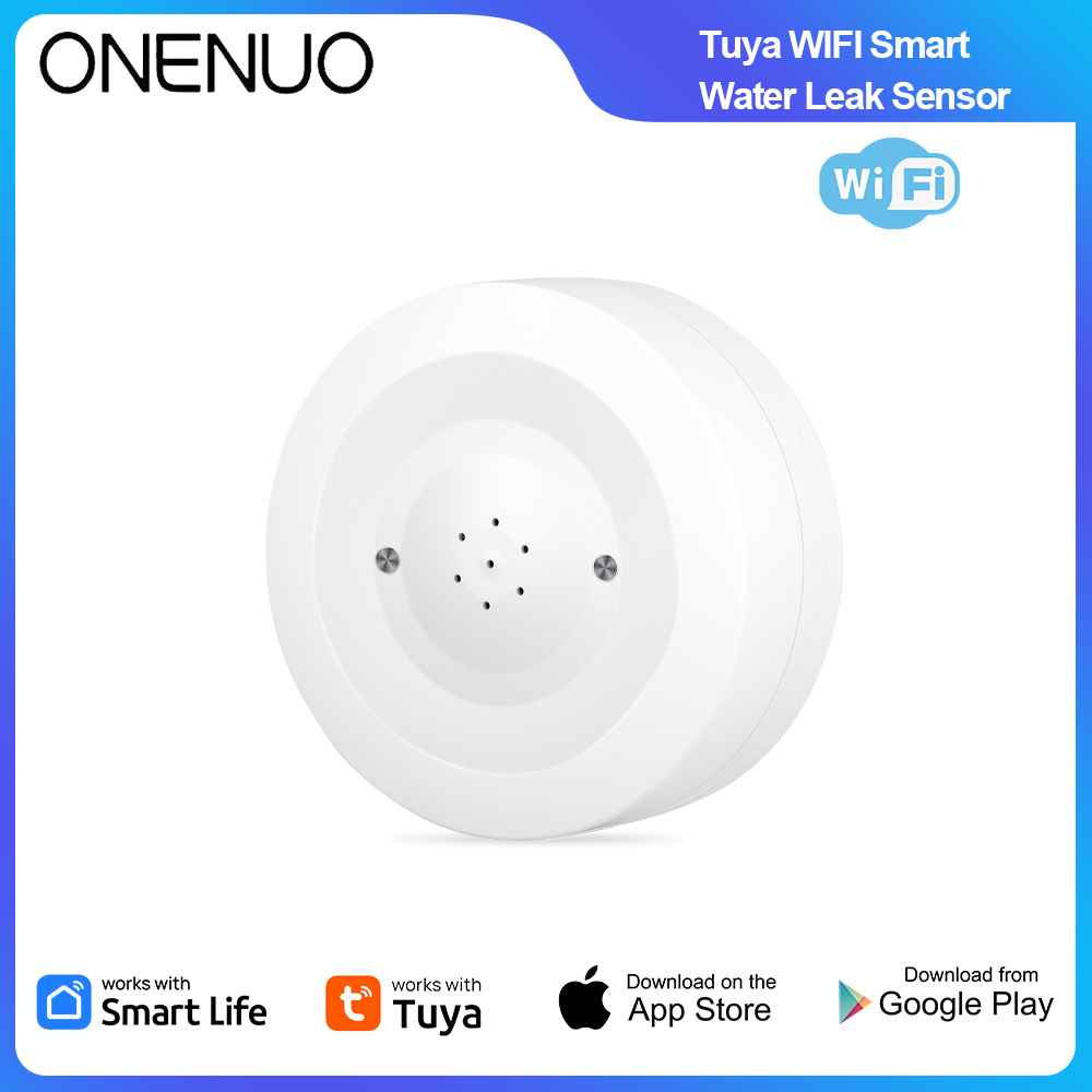 ONENUO WiFi Tuya Water Leak Se - Home Security And Monitoring 评论和价格
