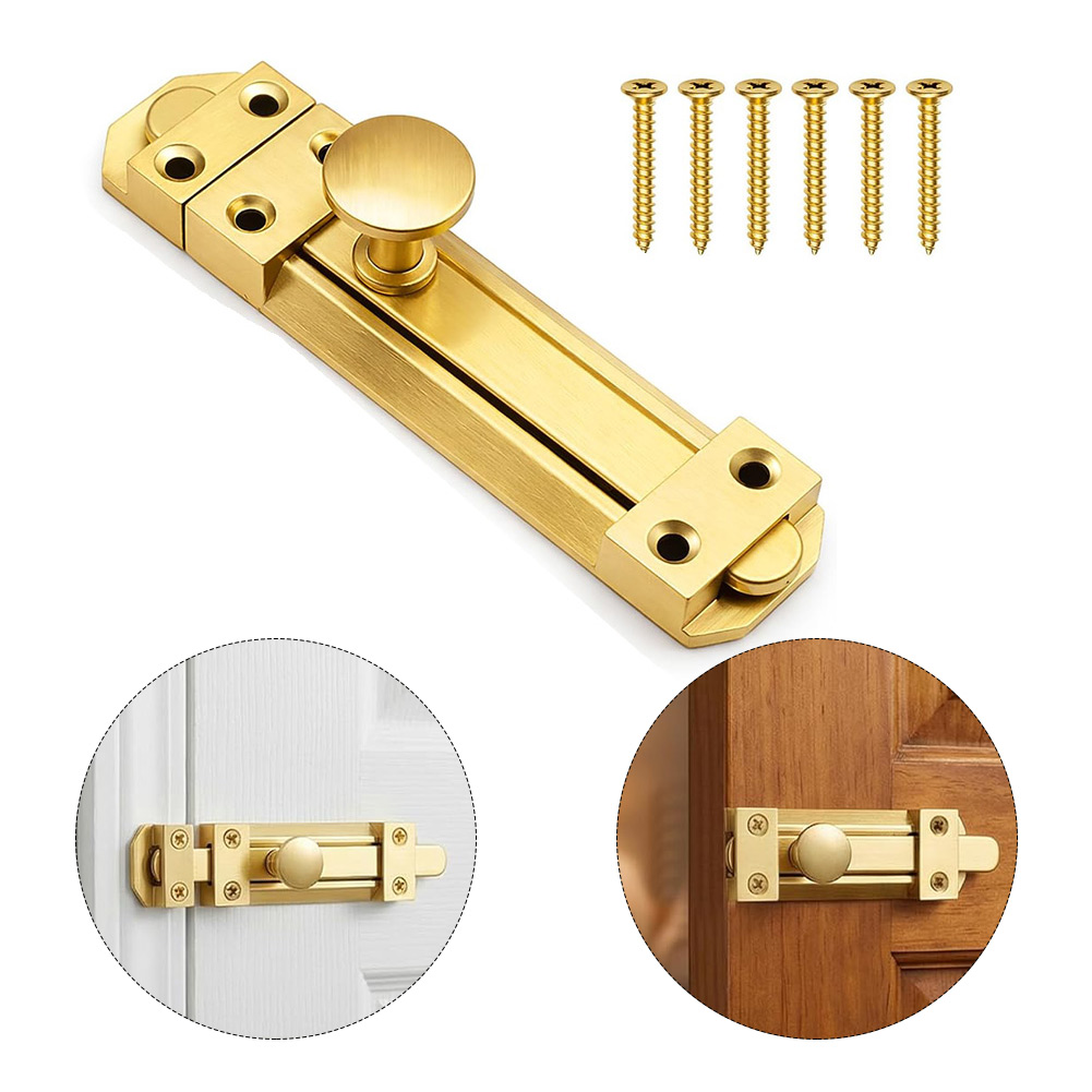 5 Inch Solid Brass Sliding Doo - Home Security Gate 评论和价格
