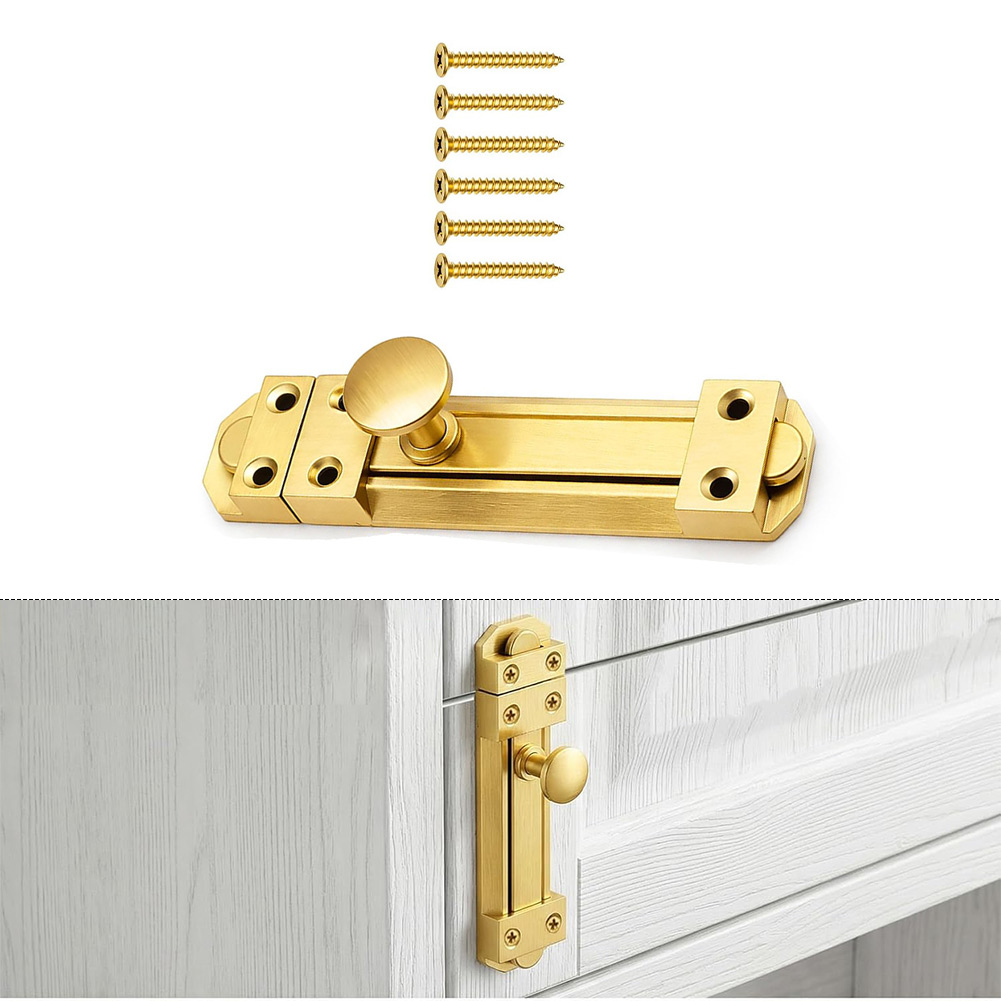 5 Inch Solid Brass Sliding Doo - Home Security Gate 评论和价格