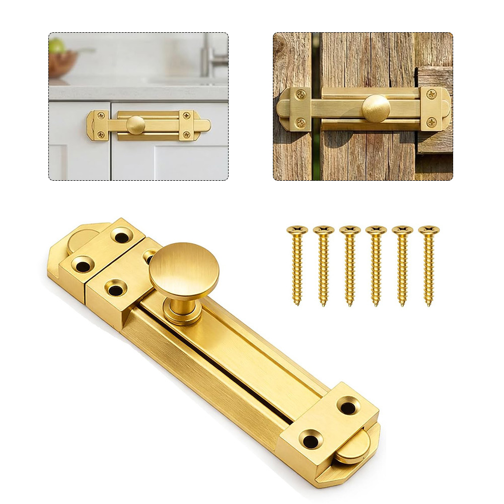 5 Inch Solid Brass Sliding Doo - Home Security Gate 评论和价格