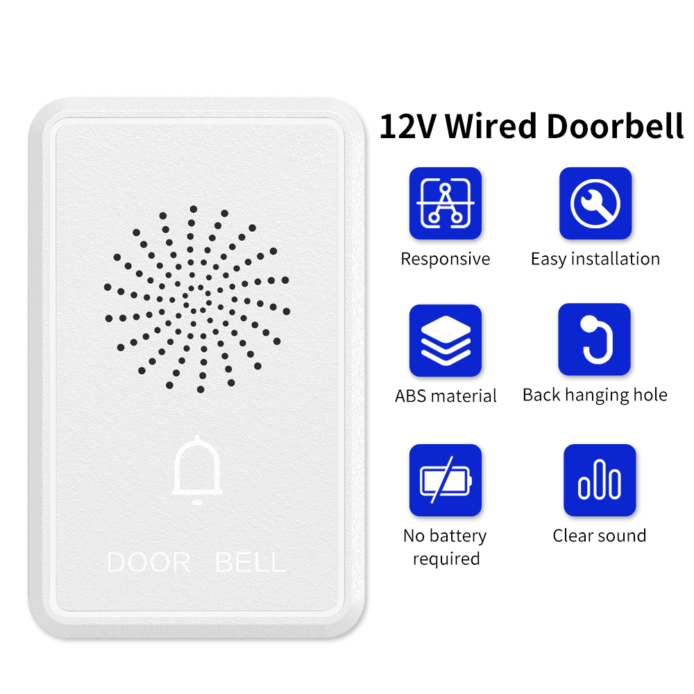 Wired Doorbell DC12V Access Co - Home Security Ring System 评论和价格