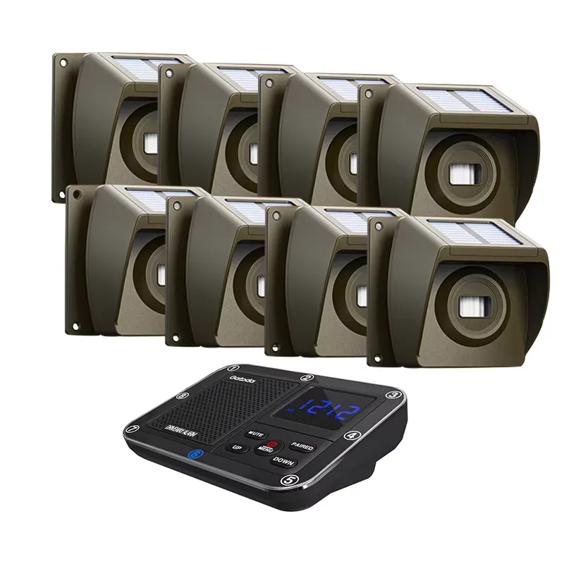 Outdoor Solar - Powered Wirele - Home Security System 评论和价格