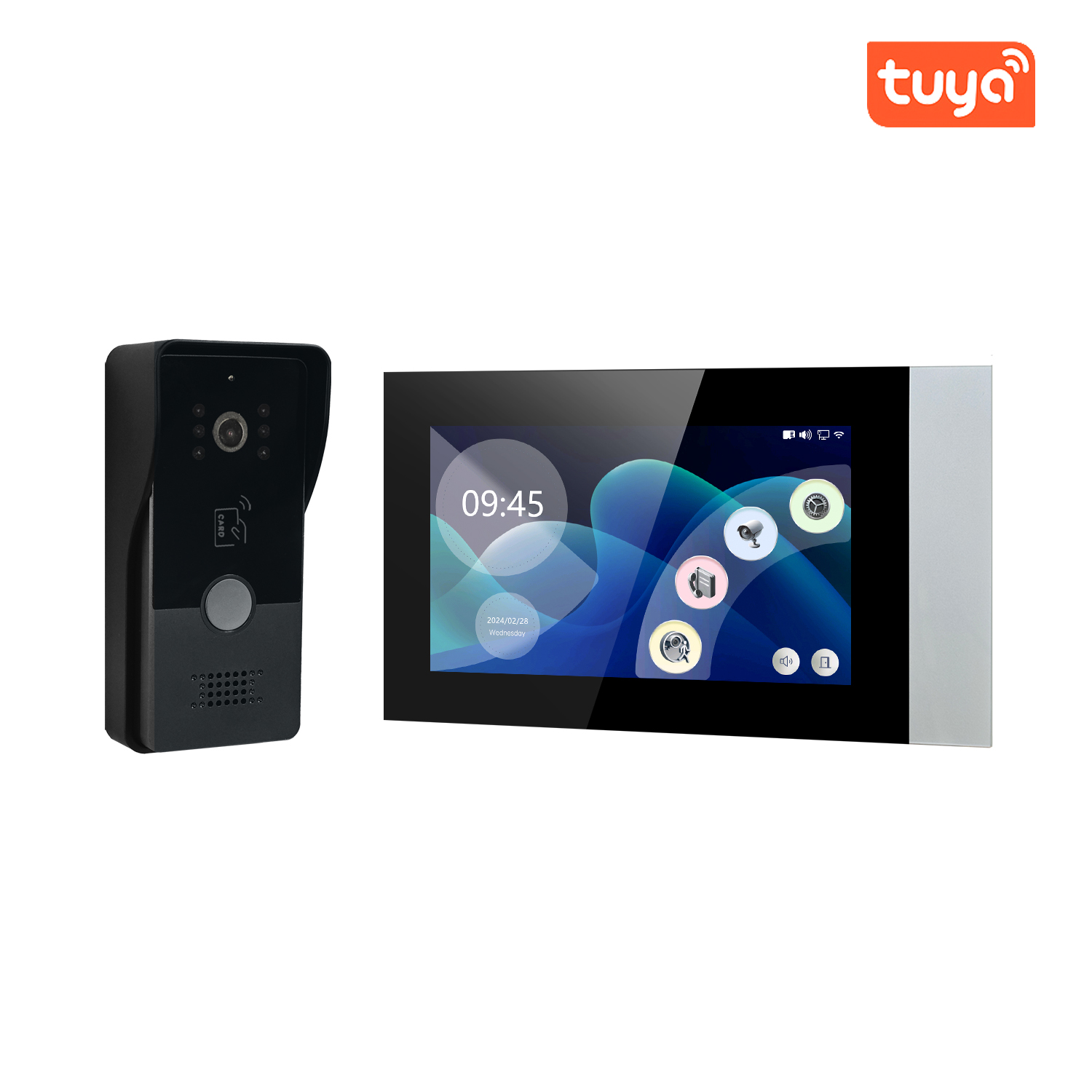 7Inch IPS Screen Tuya Remote C - Home Security Land 评论和价格