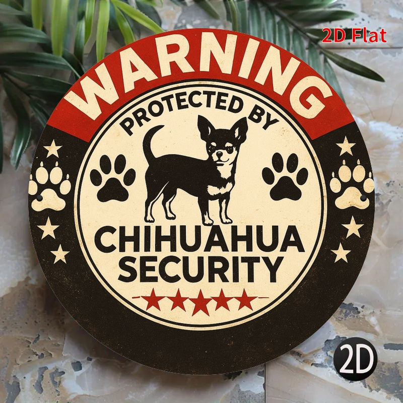 Warning Protected By Chihuahua - Home Security Bars 评论和价格