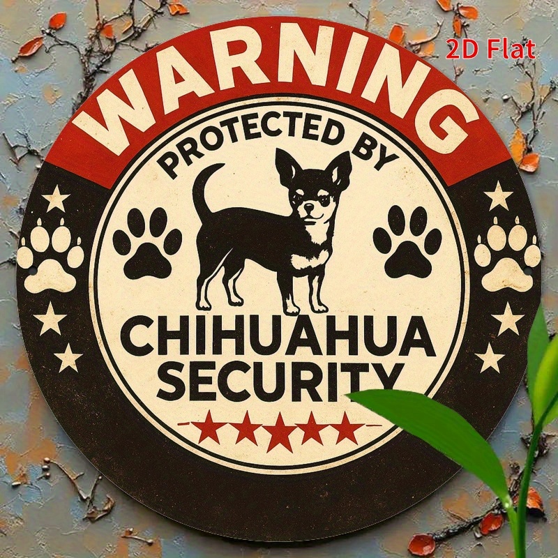 Warning Protected By Chihuahua - Home Security Bars 评论和价格