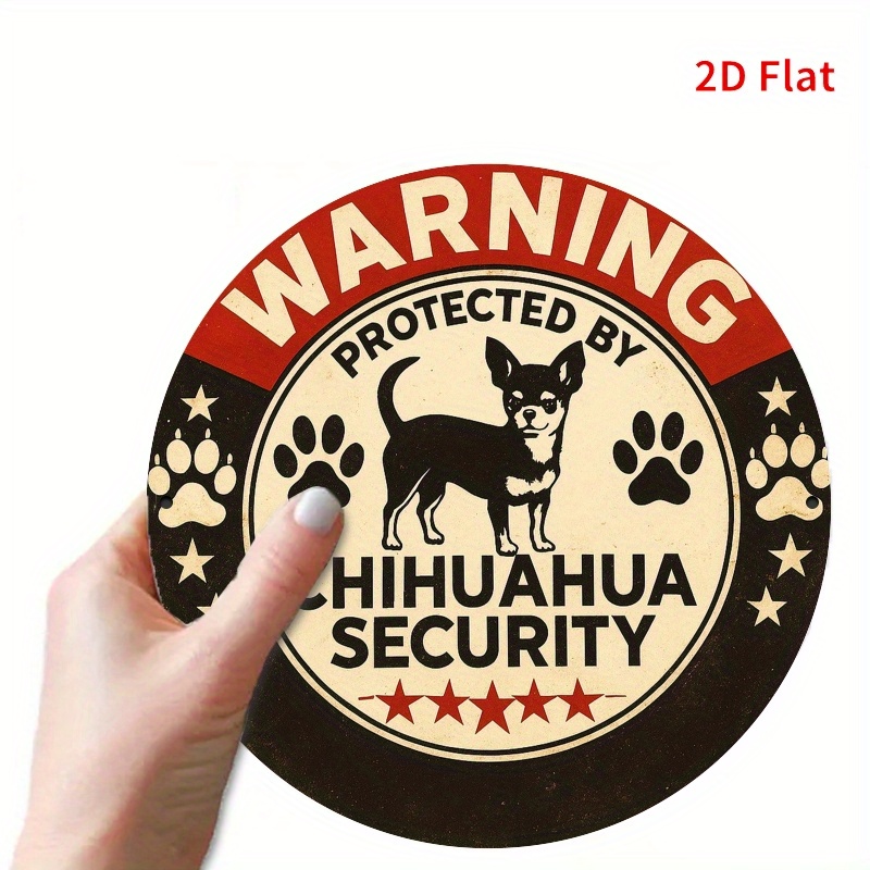 Warning Protected By Chihuahua - Home Security Bars 评论和价格
