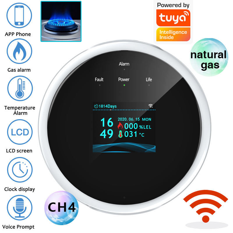 2.4G WiFi Gas Alarm Sensor Com - Home Security And Monitoring 评论和价格
