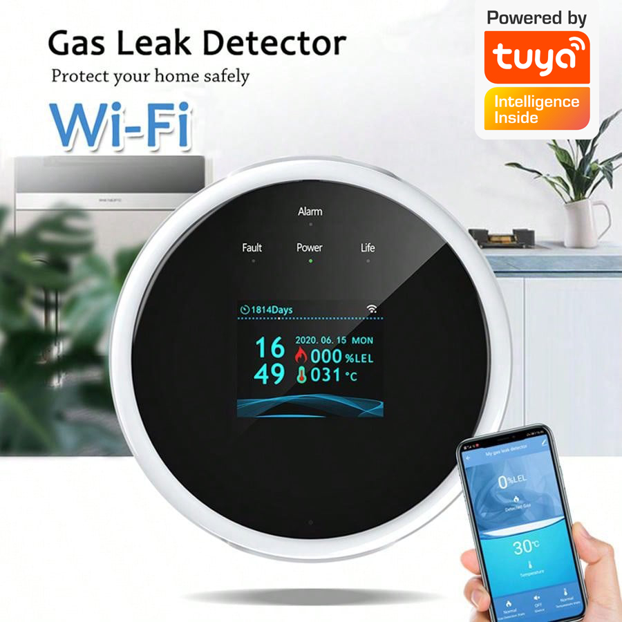 2.4G WiFi Gas Alarm Sensor Com - Home Security And Monitoring 评论和价格