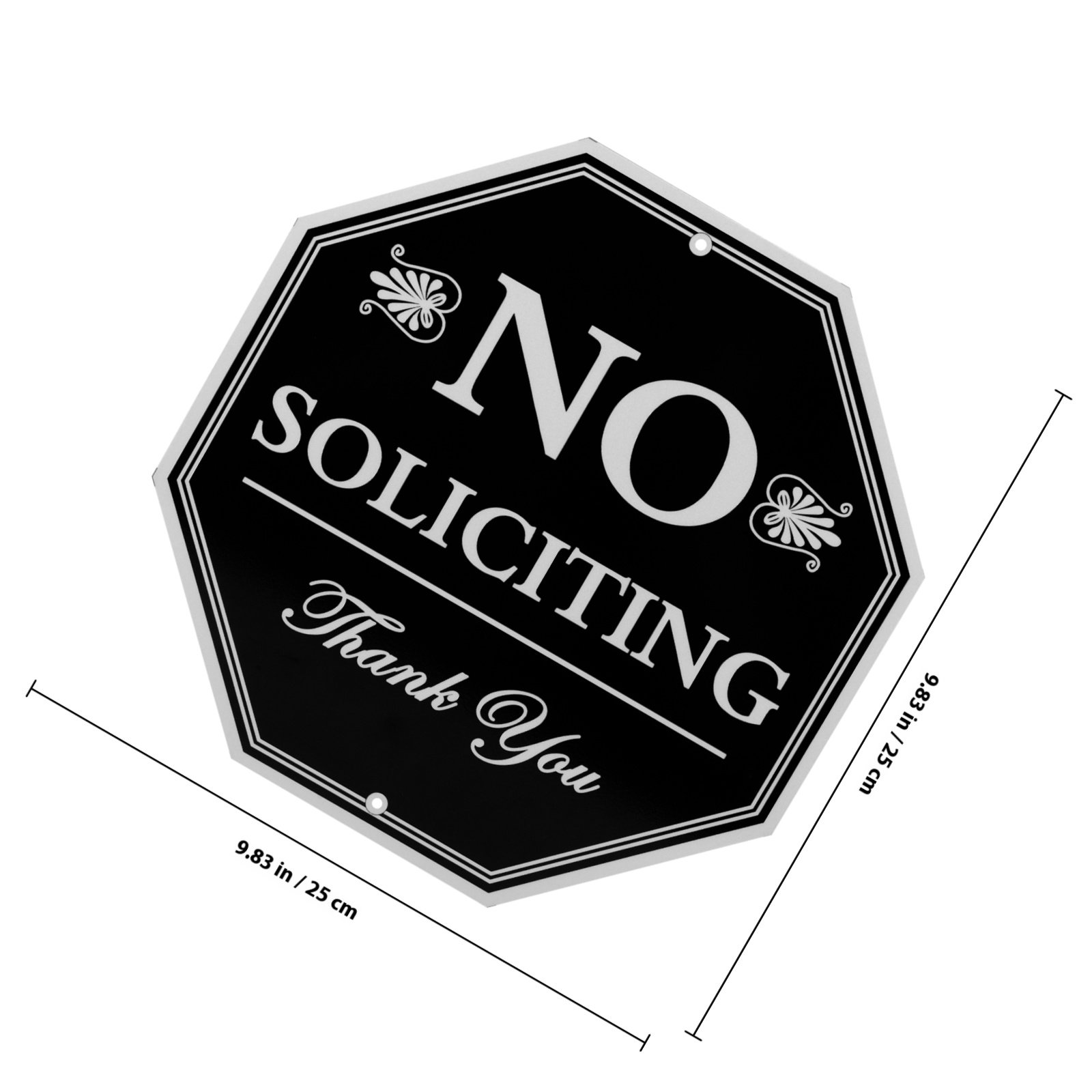 Waterproof Aluminium No Solici - Home Security For Doors 评论和价格