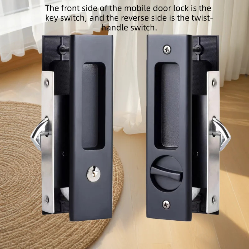 Heavy-Duty Black Sliding Door  - Home Security For Doors 评论和价格