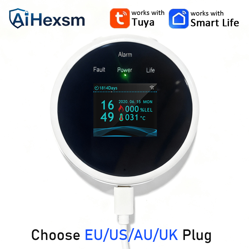 Hot EU/US/AU/UK Plug Safety Sm - Home Security Uk 评论和价格