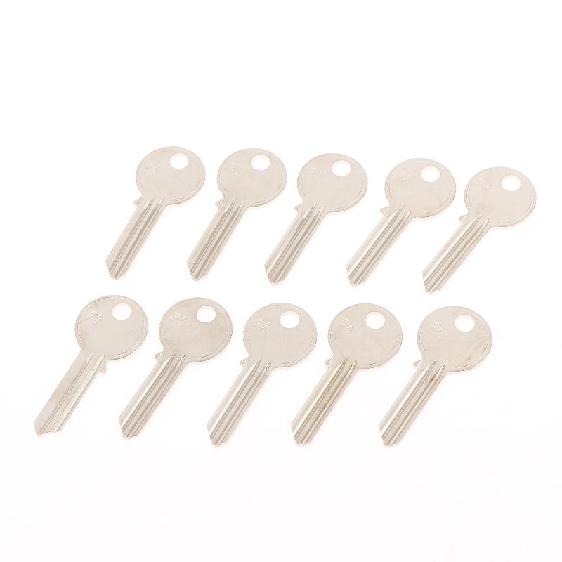 10Pcs F3 Double Slot Key Blank - Home Security Gate 评论和价格